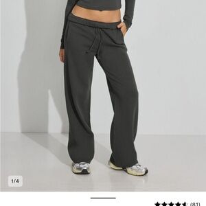 Women's Dark Gray Drawstring Pants